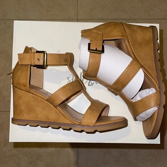 Style & CO Wedges Size 7.5M - Picture 5 of 7